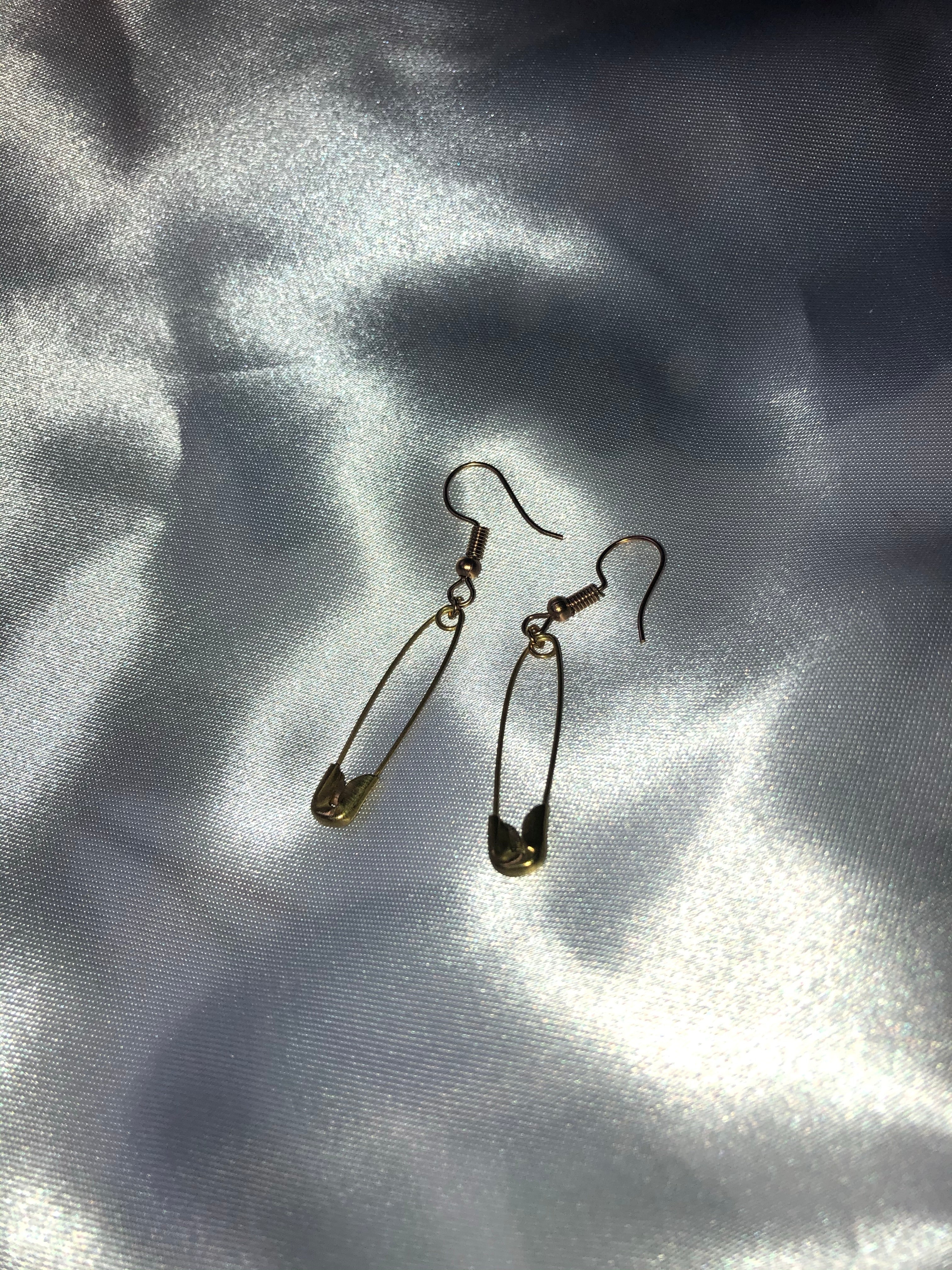 Pin earrings