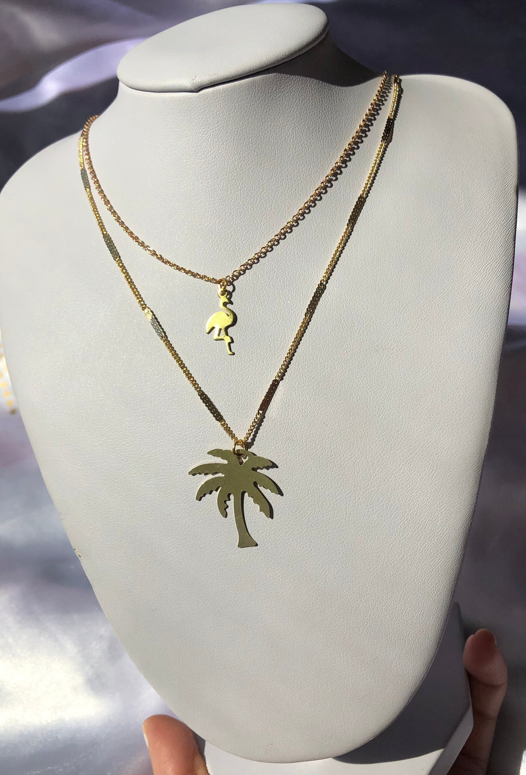 Flamingo necklace