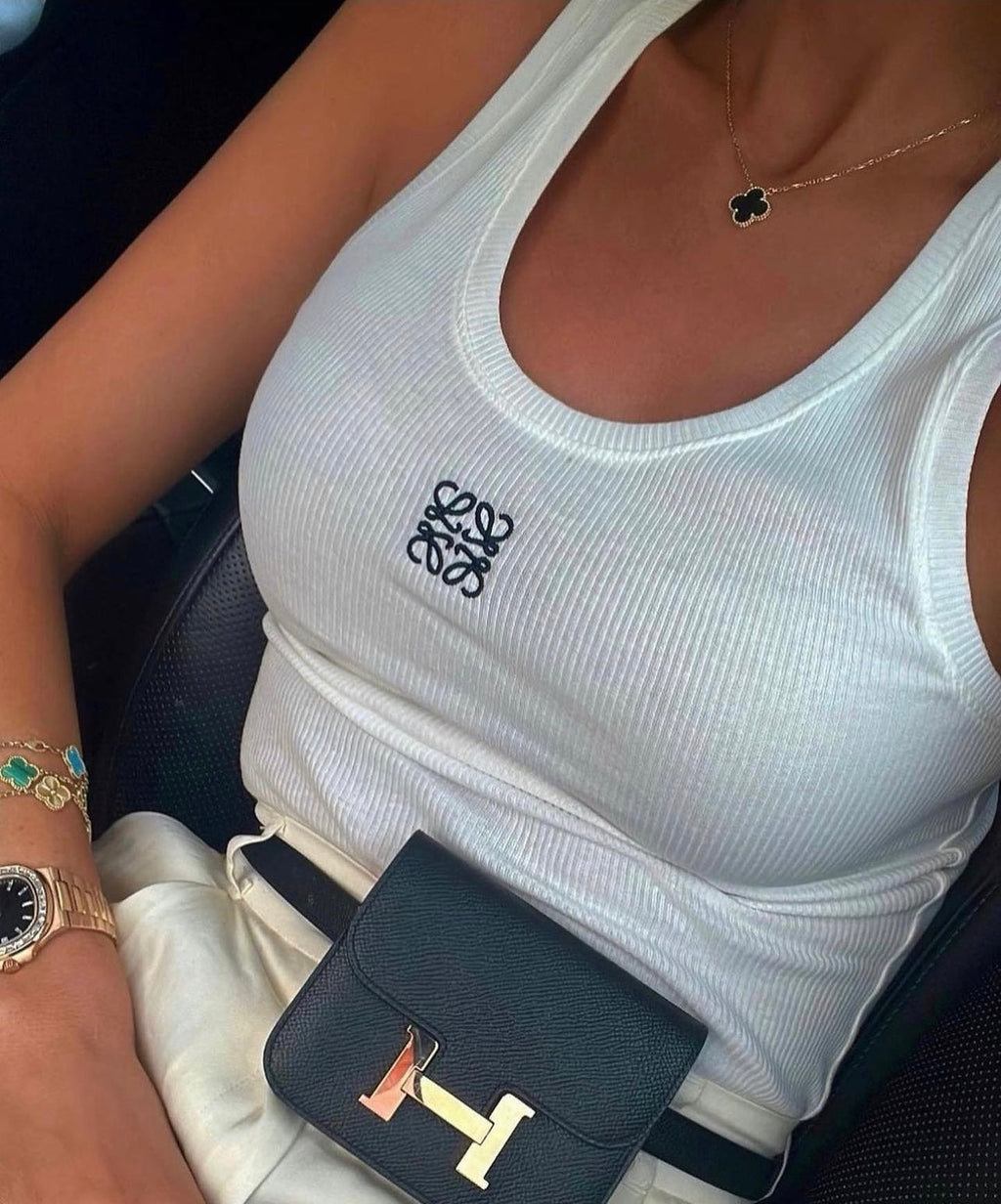London Tank Top White