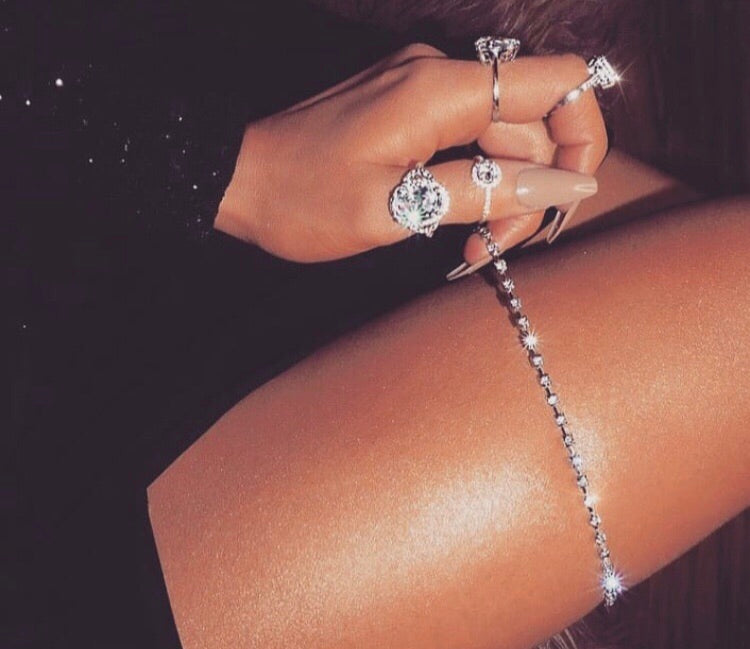 Beverly leg chain Single Gold