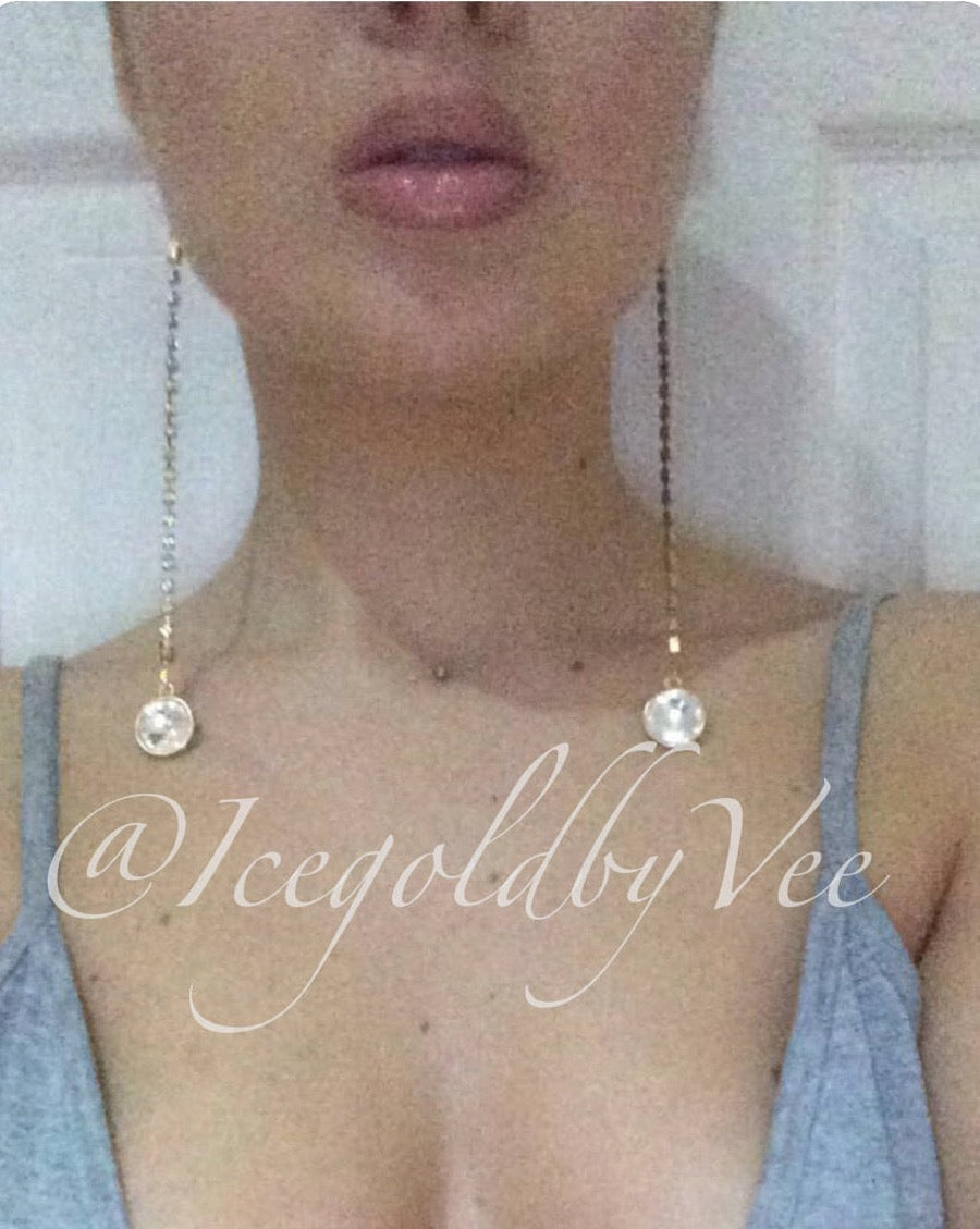 Lux earrings Crystal