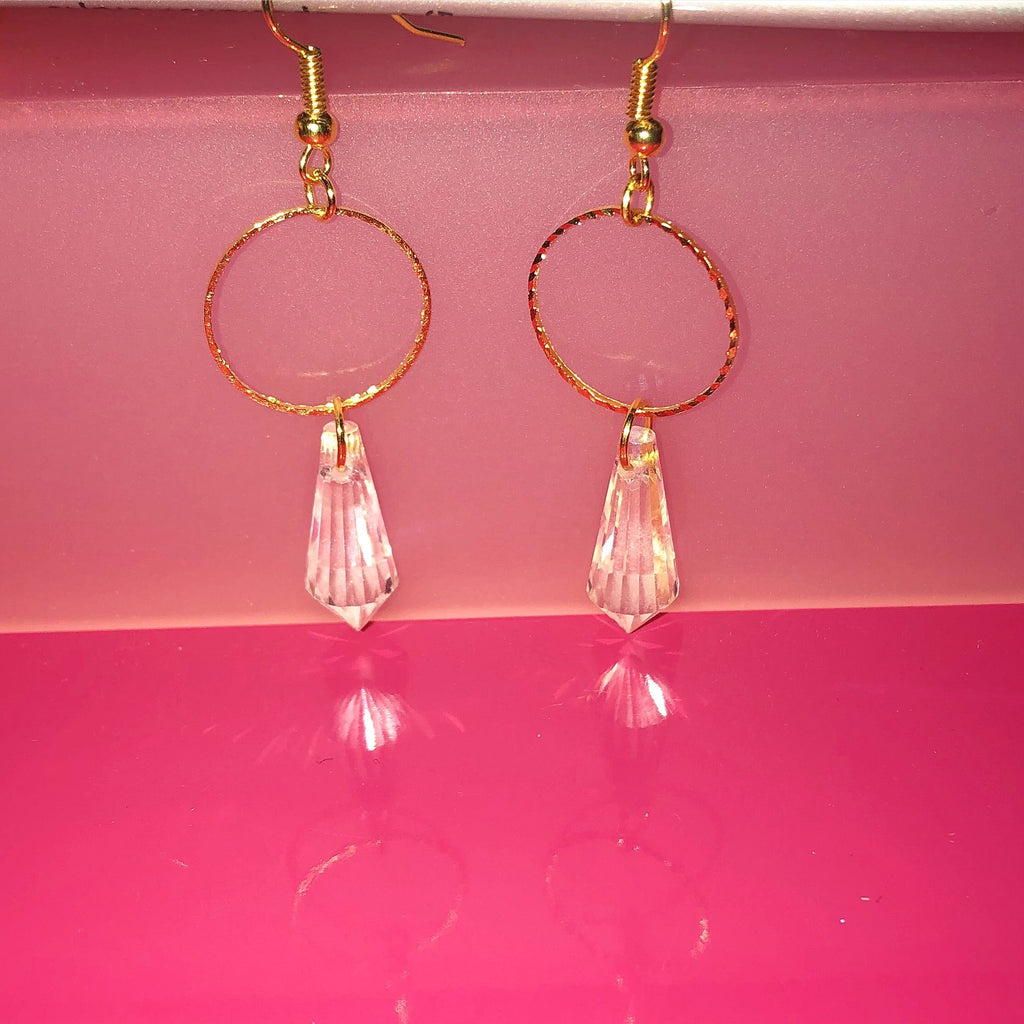 Rain drop earrings Gold