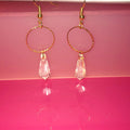 Rain drop earrings Gold