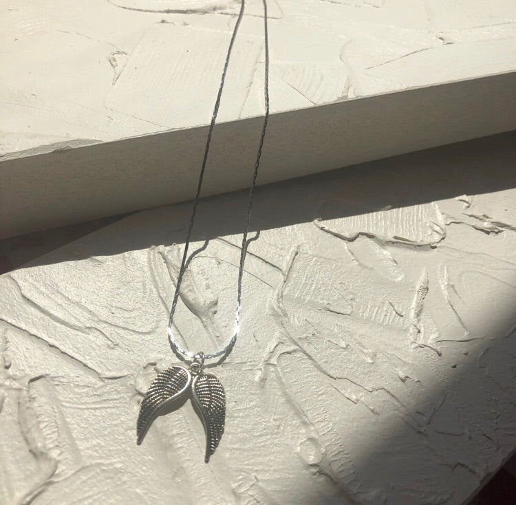 Angel wings necklace