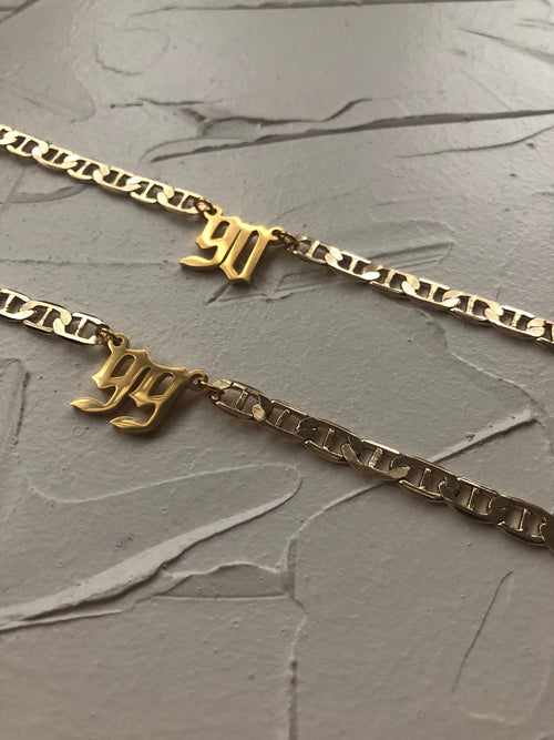 90’s anklet