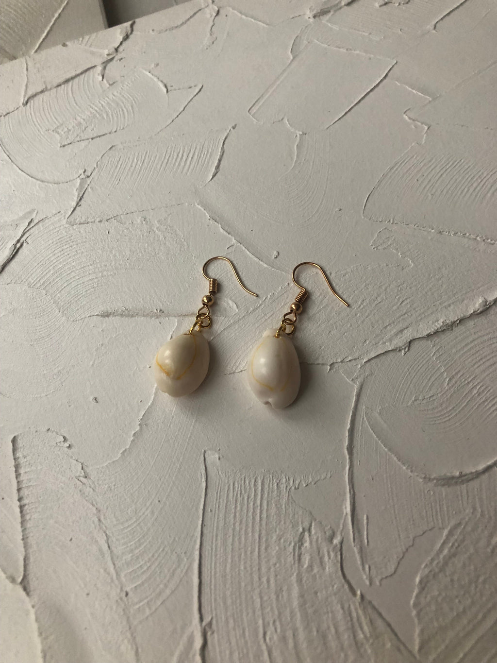 Small seashell earrings
