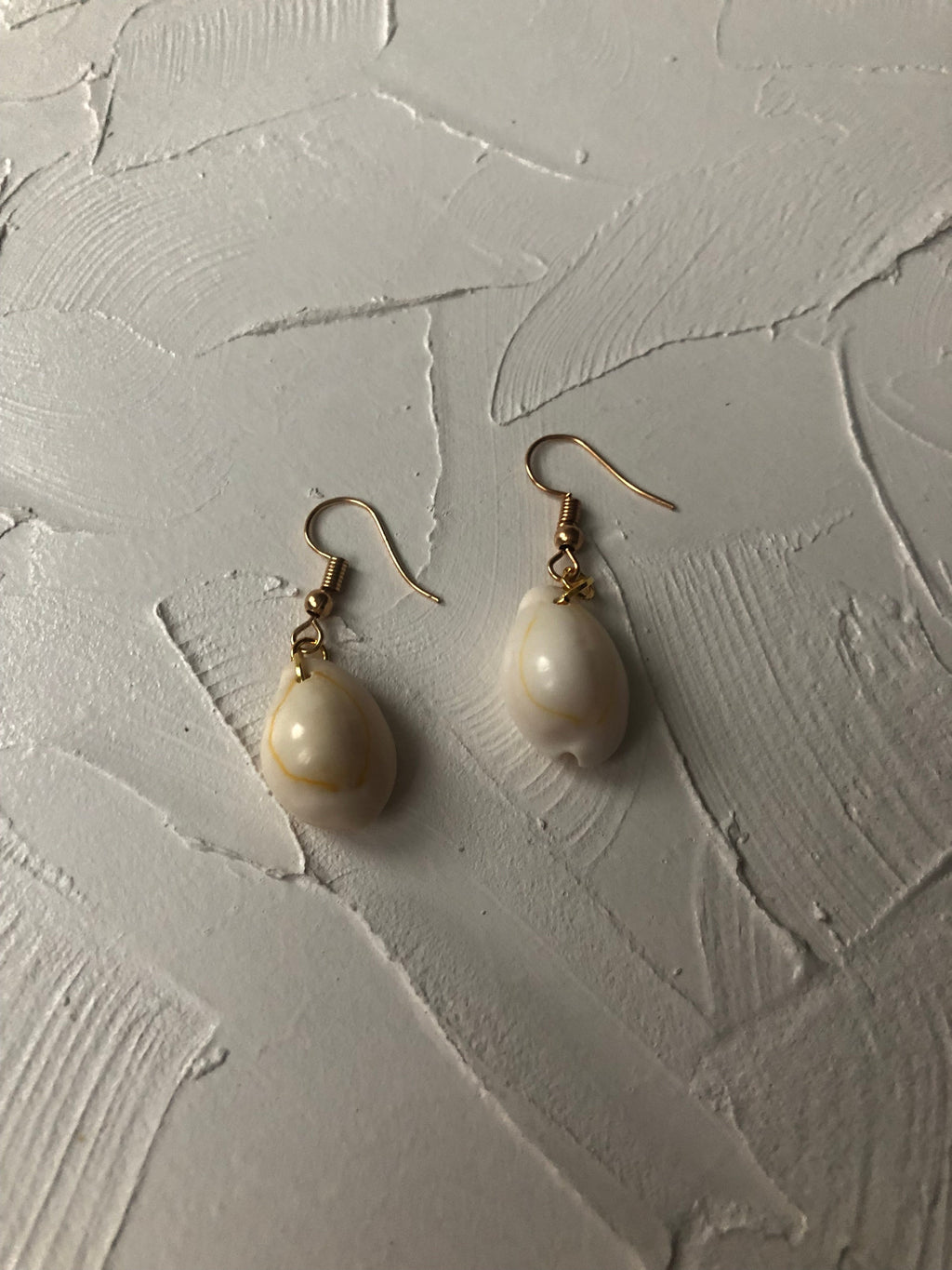 Small seashell earrings