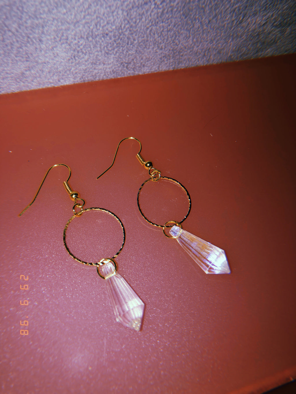 Rain drop earrings