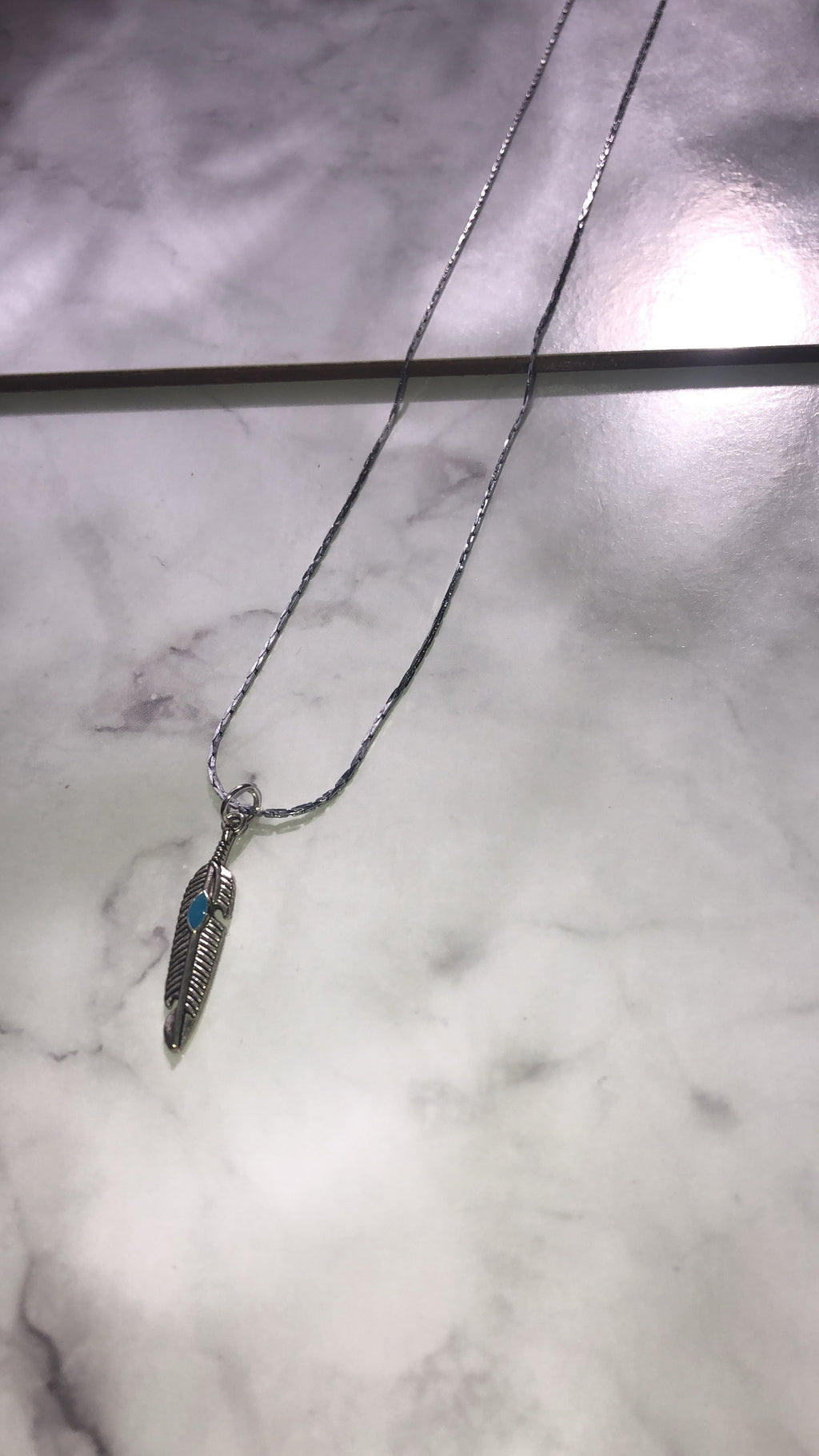 Indian leaf necklace