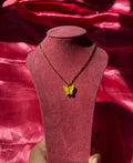 Mariposa necklace Yellow