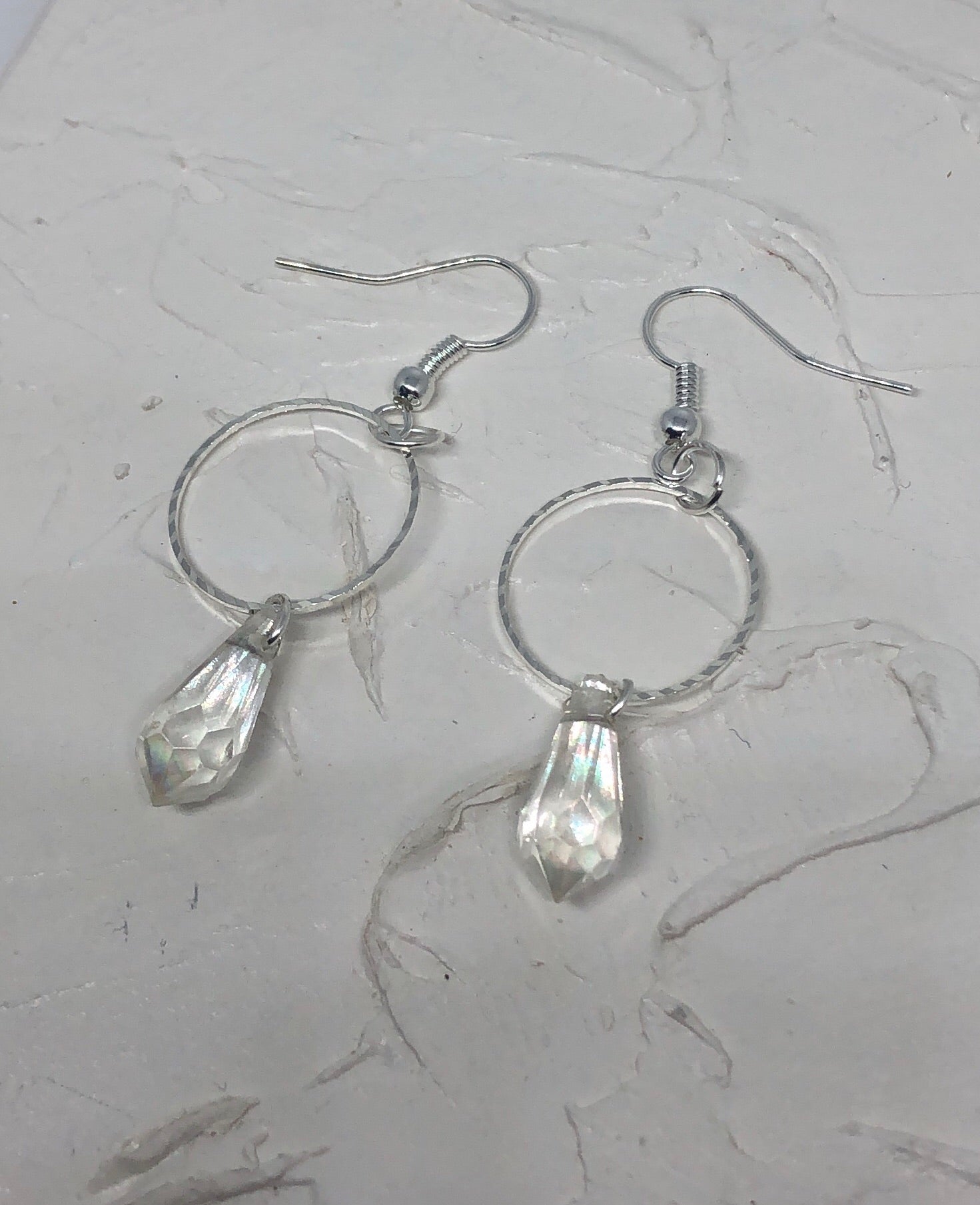 Rain drop earrings