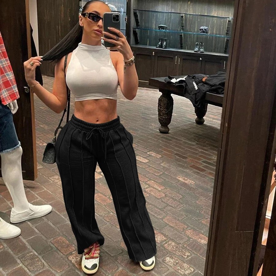 Tory Black Sweatpants