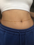 Letter pendant belly chain Charm letter A