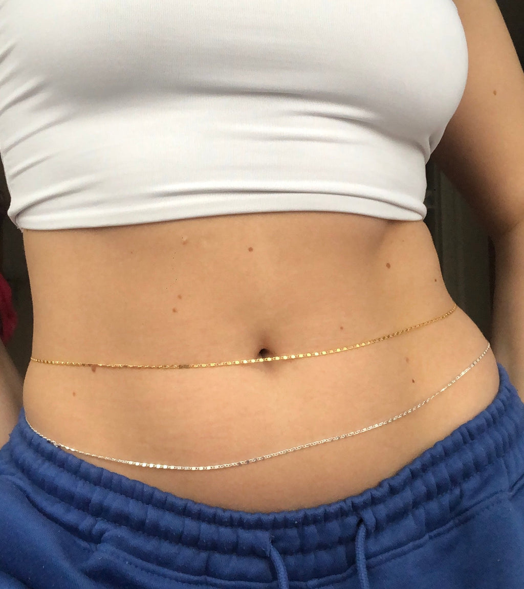 Wafer belly chain