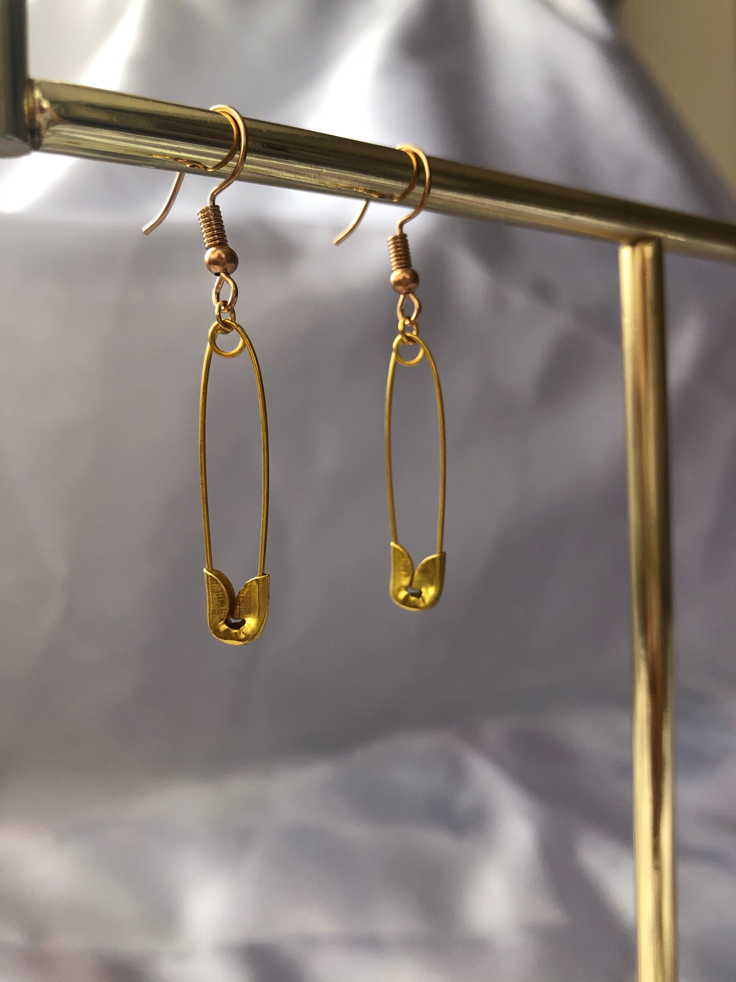 Pin earrings