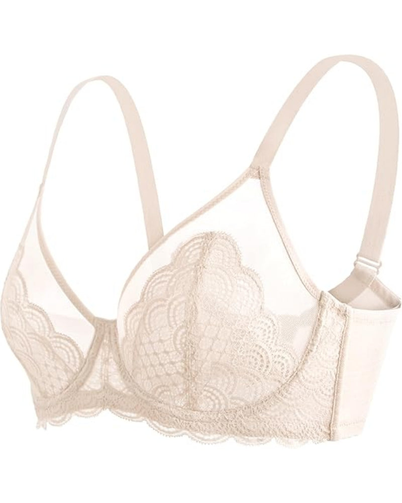 Sexy Lace Sheer Mesh Bra