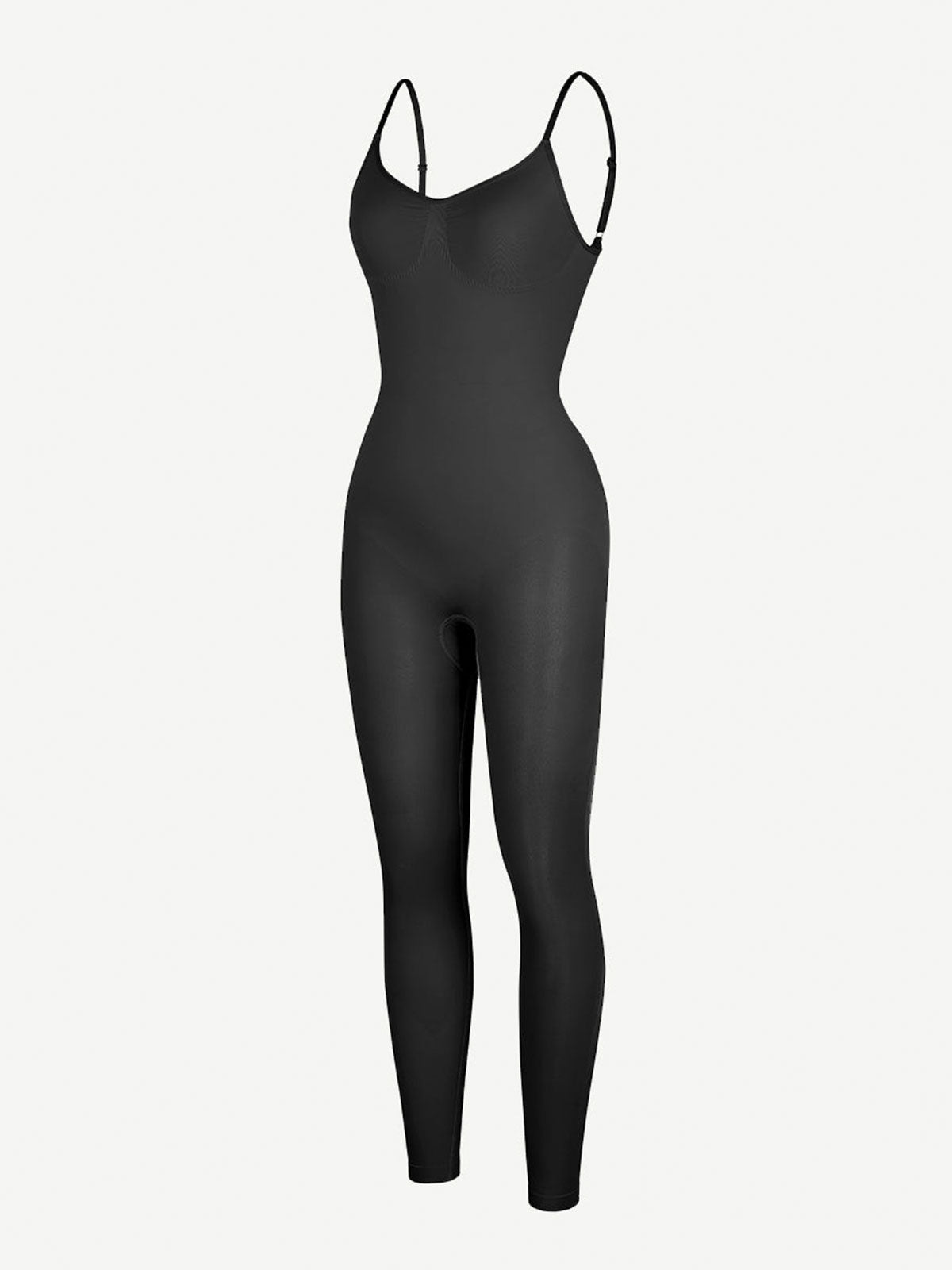 Seamless Waist-Breast Support Mid Thigh Body Shaper