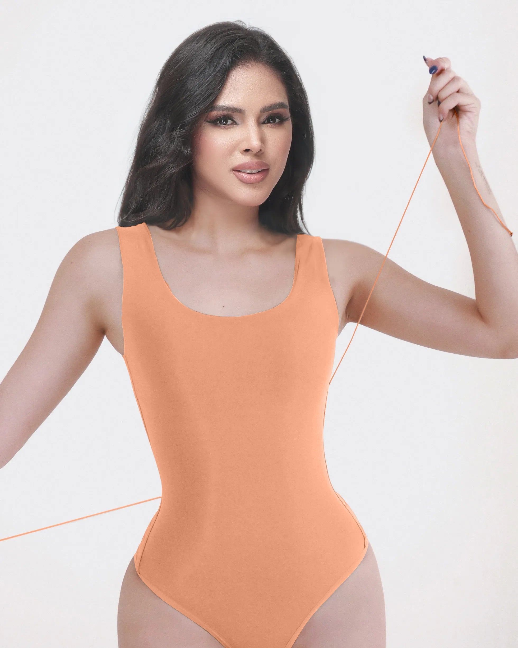 Women's Sexy Back Lace-up SeamlessTummy Control Bodysuit