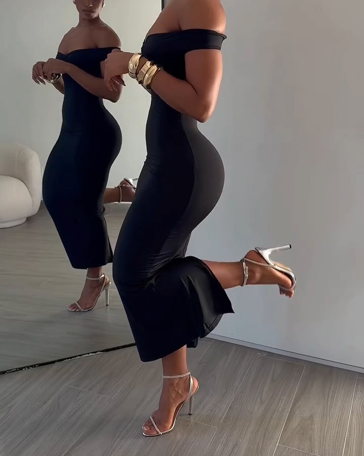 Off-shoulder Bodycon Dress