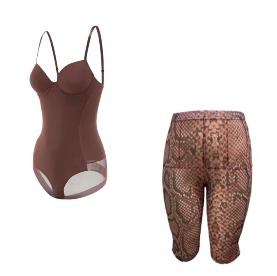 Hottie Bodysuit Short Set