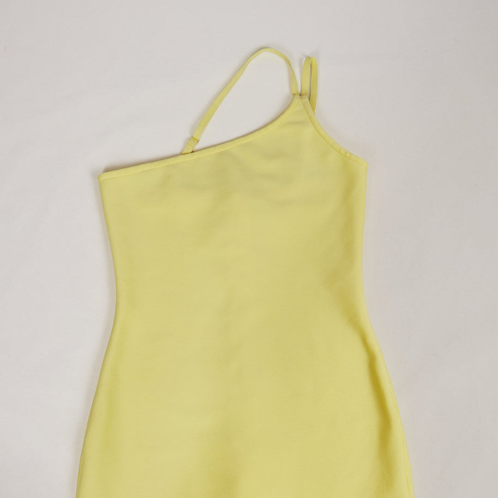 Giselle Feather Bandage Midi Dress