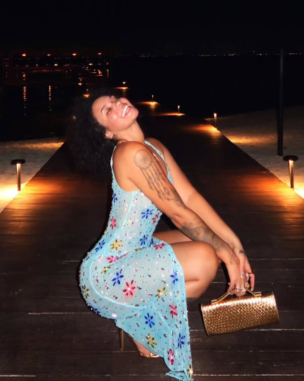 Layna Mesh Dress