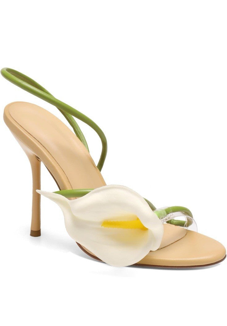 Flower High Heels