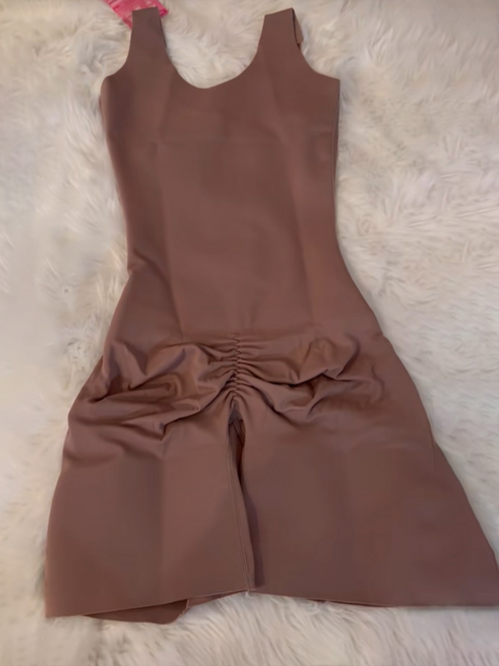 Seamless Open Chest Sleeveless Shapewear