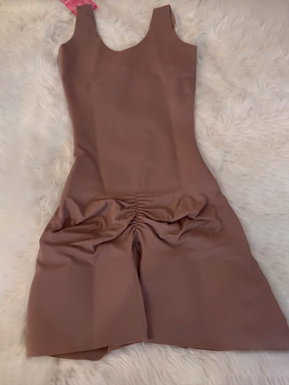 Seamless Open Chest Sleeveless Shapewear