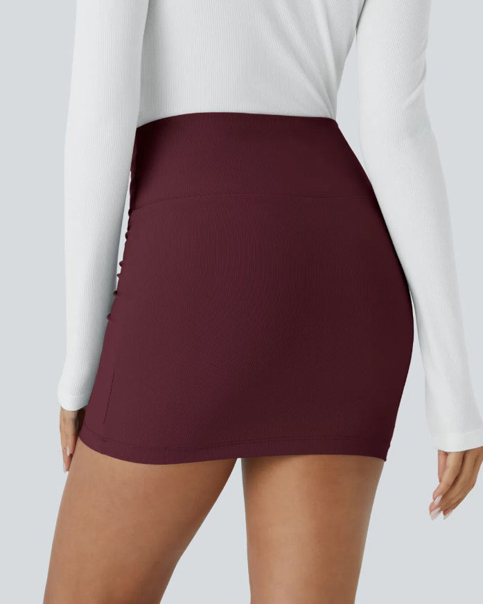 Women's Slimming Built-in Shorts Skirt