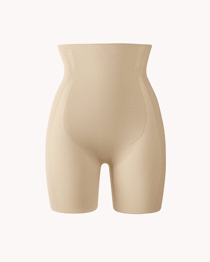 Seamless Tummy Control Women's Shaping Shorts Tan