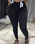 High Waist Skinny Butt Lifting Jeans Black
