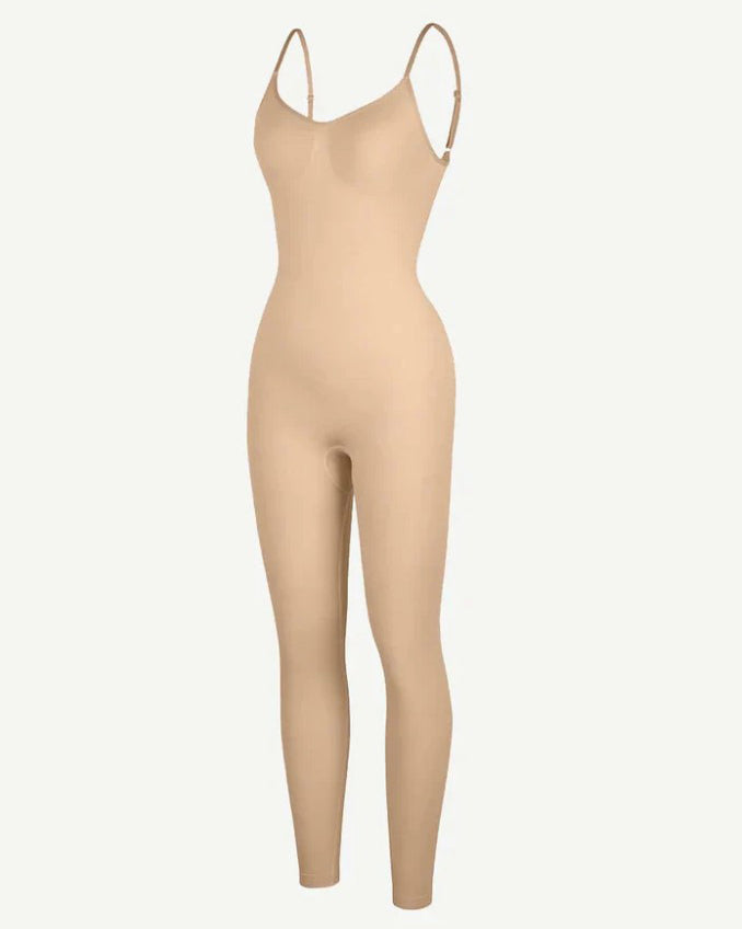 Women's Seamless Comfortable Shaping Full Body Shaper Tan