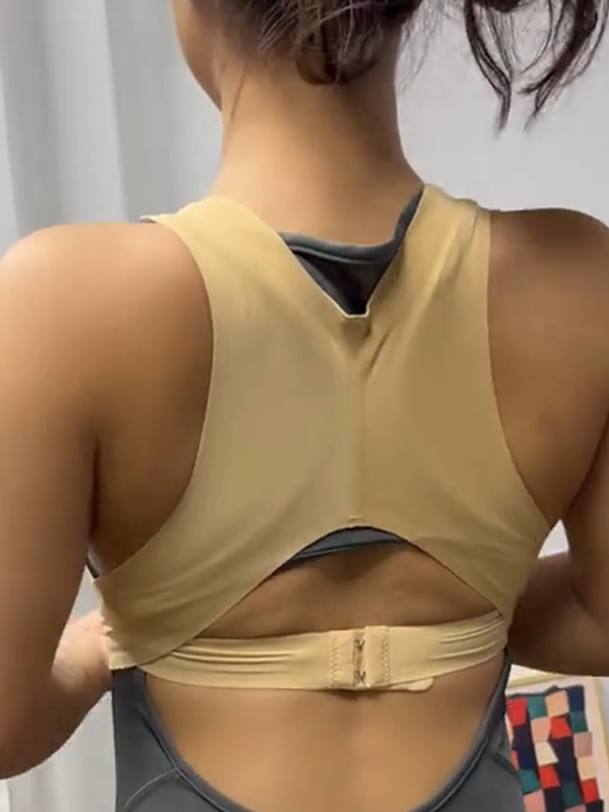 Posture Correction Bra For Back Pain Relief And Shoulder Support Tan