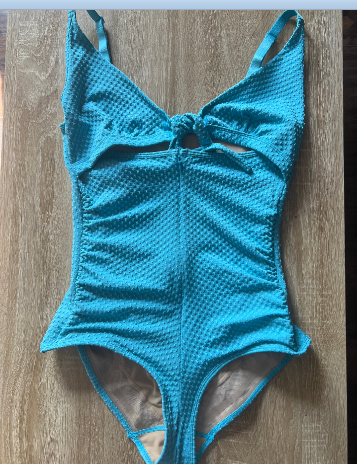 Butt Lifting Bodysuit Sleeveless Shapewear Blue