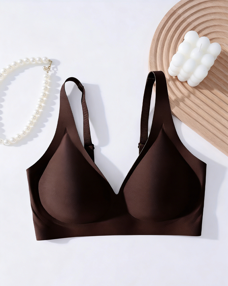 Jelly-Like Seamless Underwear Comfortable And Supportive Wire-Free Bra Peru