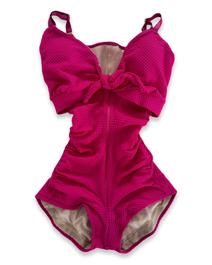 Butt Lifting Bodysuit Sleeveless Shapewear Red