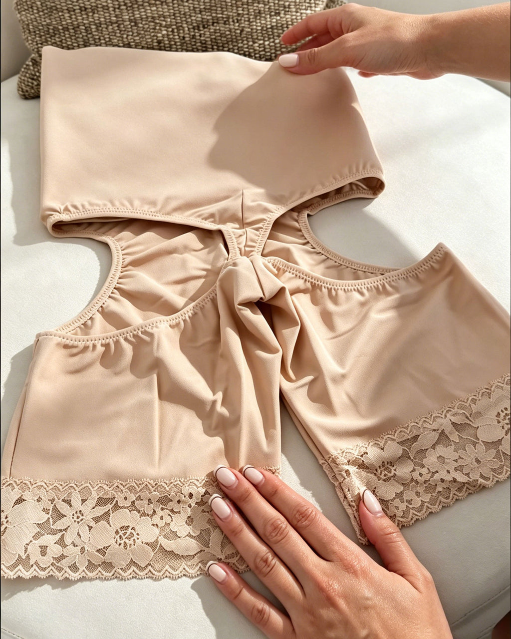 High Waisted Front Hook Tummy Control Shaping Shorts