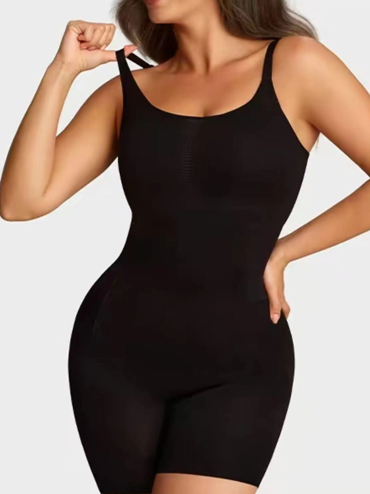 Seamless Butt Lifter Shapewear With Tummy Control Easy Off Black